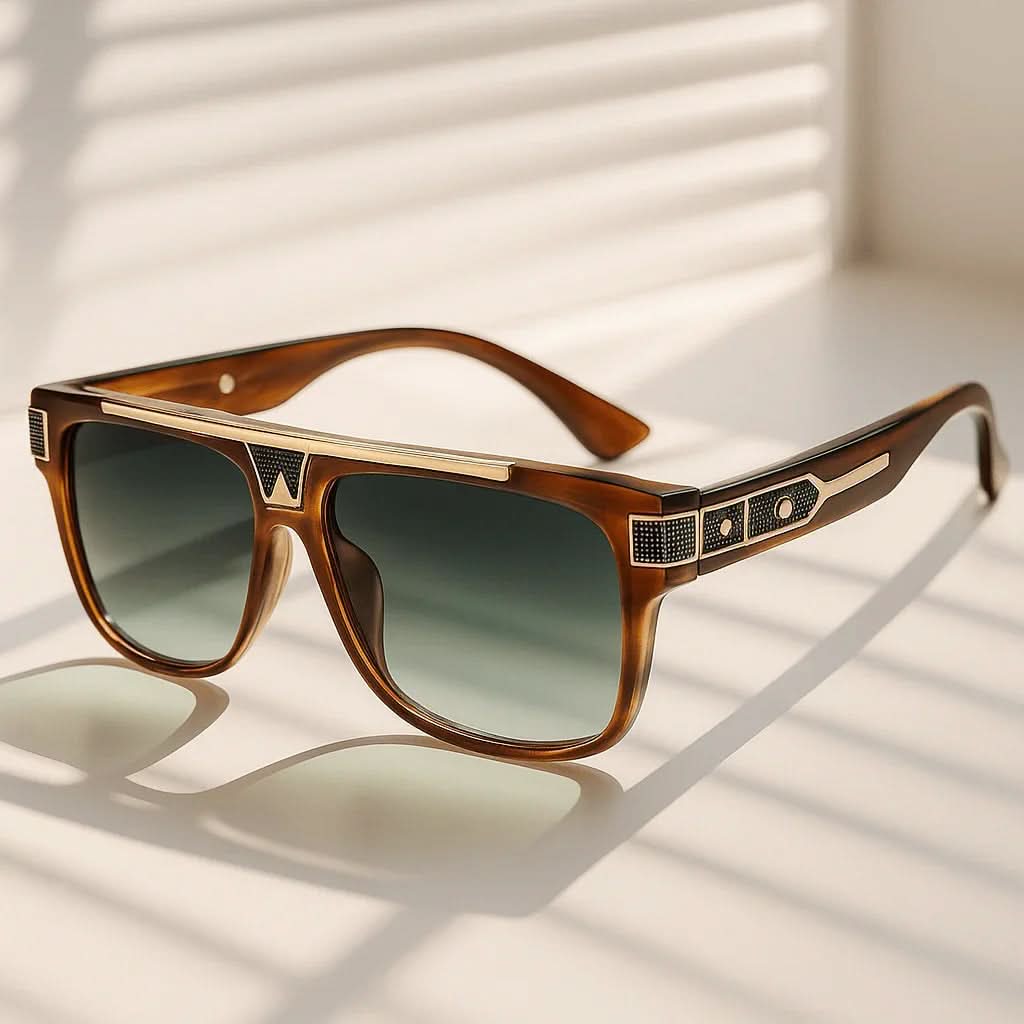 Monaco Gold™ | Gold Temple Acetate Sunglasses | UV400