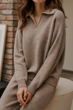 Harper | Conjunto Lounge Elegante a Medida con Cuello Polo