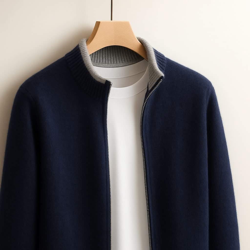 Charles | Chaqueta refinada con cremallera