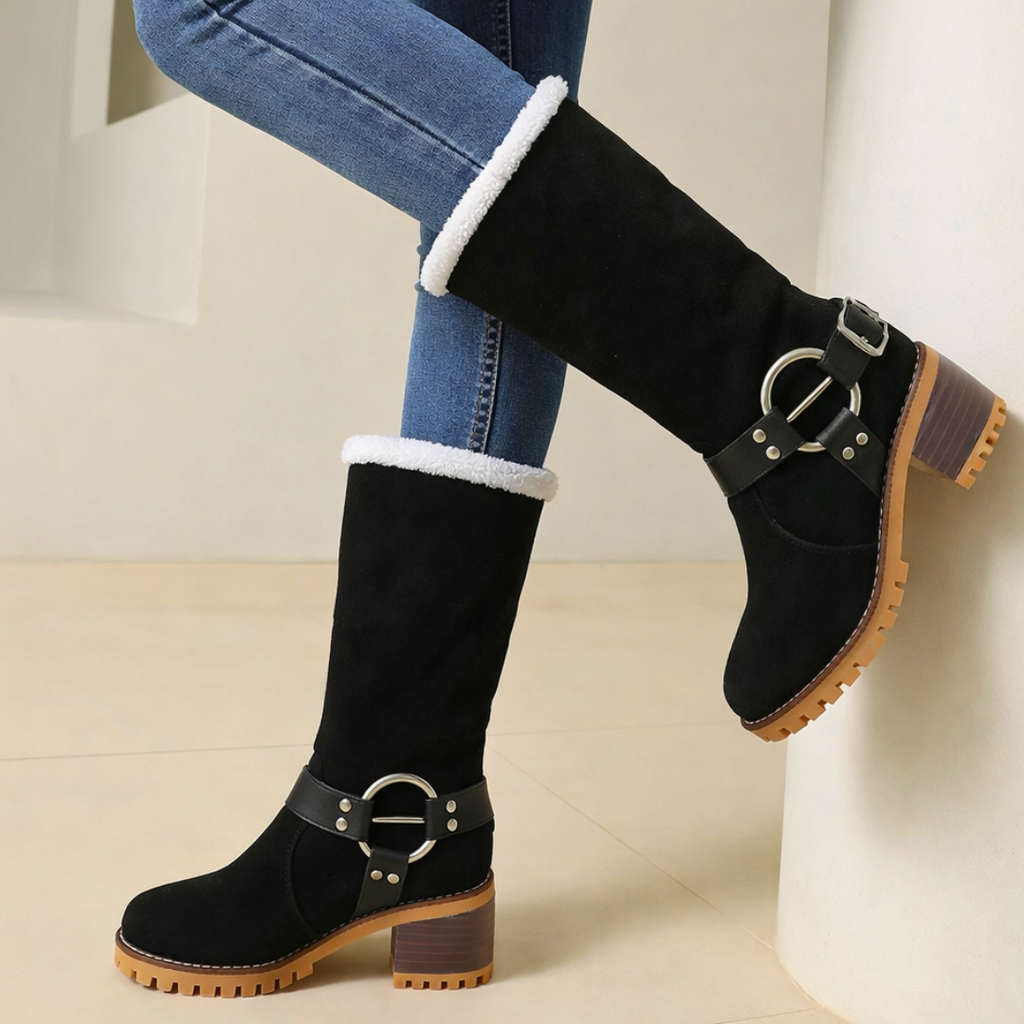 Bottes Harper Lane en suède et sherpa