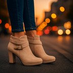 Botas Harper Lane de Gamuza con Nudo