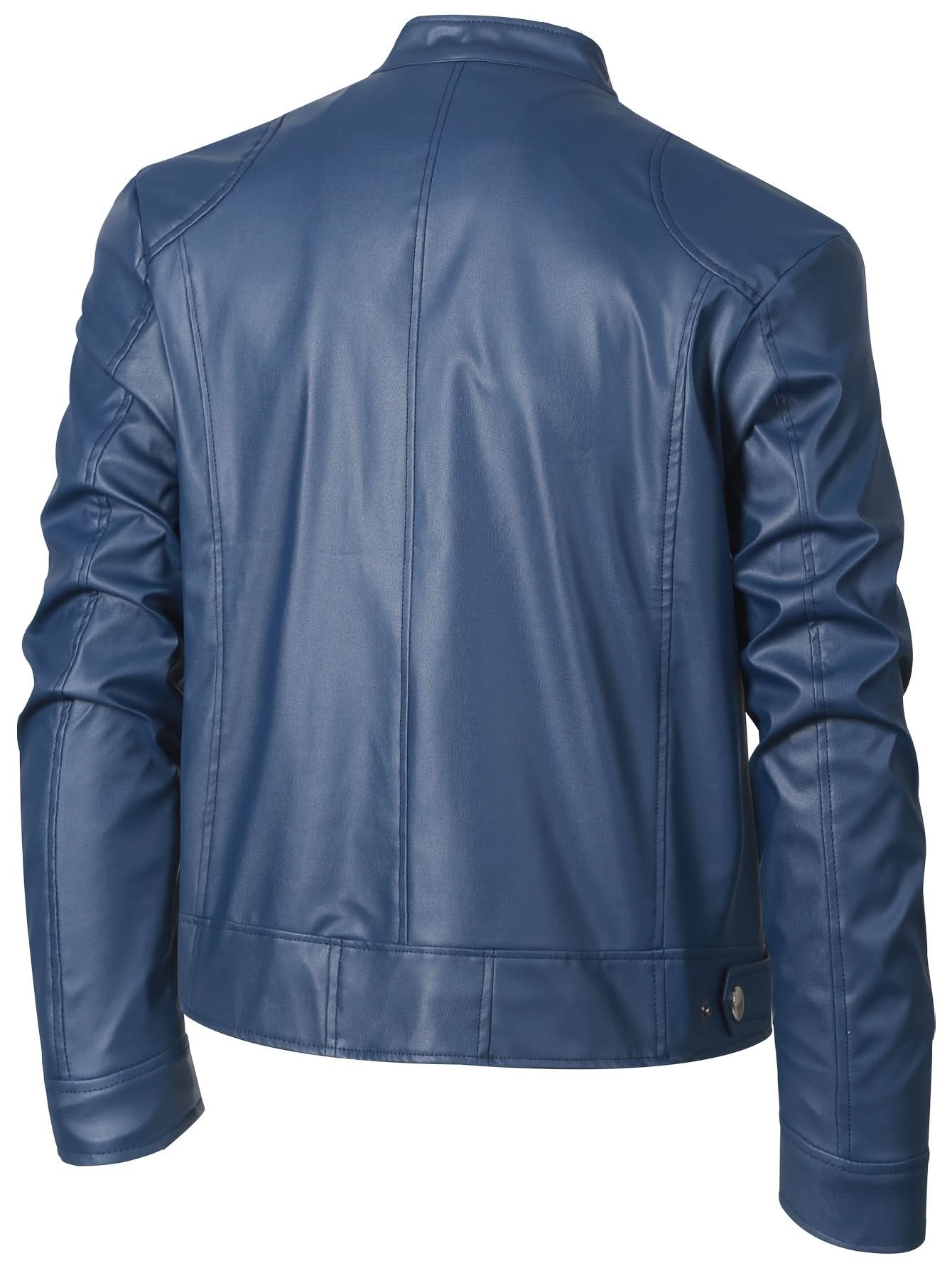 Ethan | Blouson moto à col montant élégant