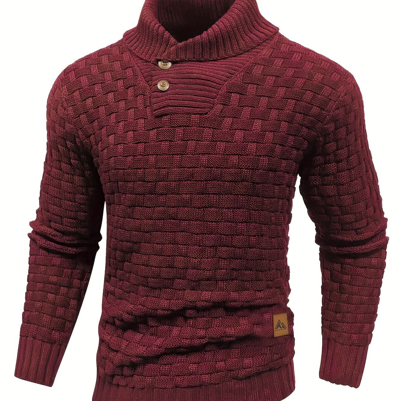 Hunter | Suéter texturizado con botones en el cuello