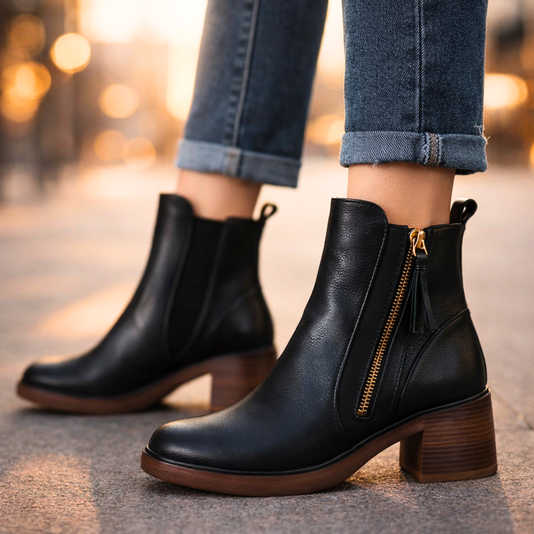 Bottines en cuir Odette