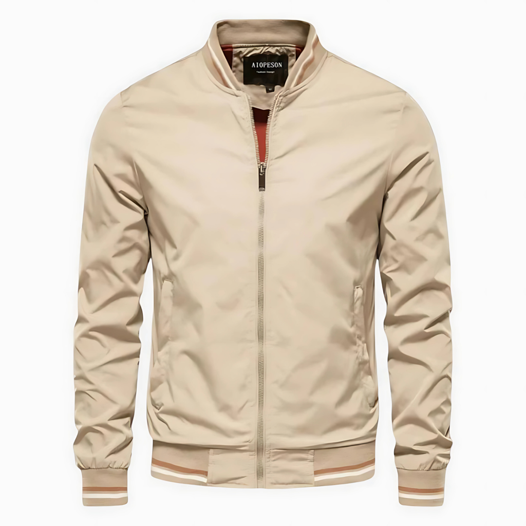 Evan | Chaqueta refinada con cremallera delantera