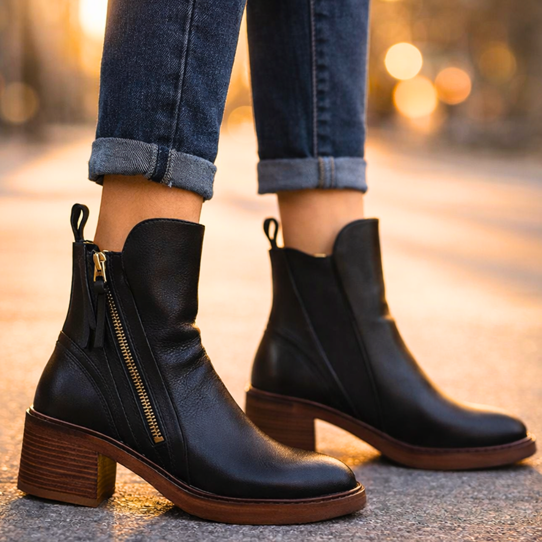 Bottines en cuir Odette