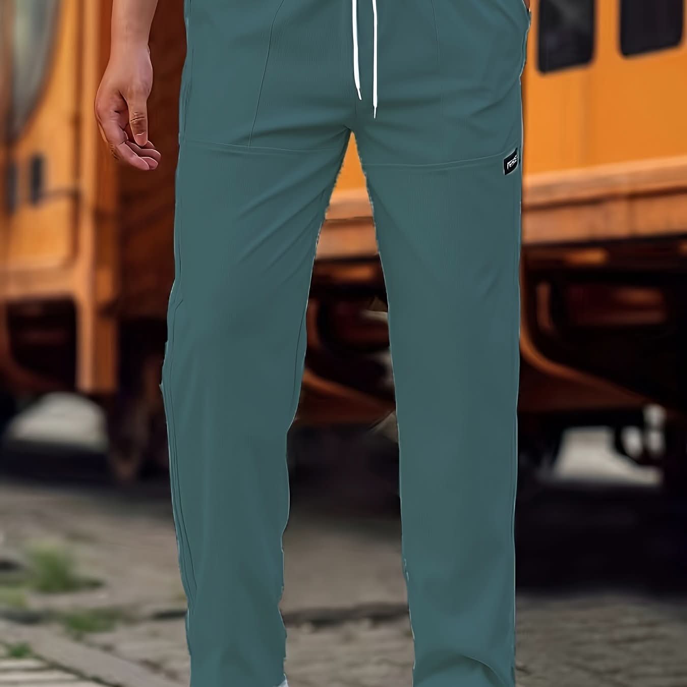 Cole | Pantalón casual cónico con cordón relajado