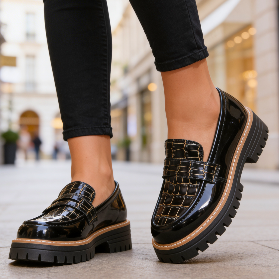 Mocassins à plateforme Harper Lane Gator