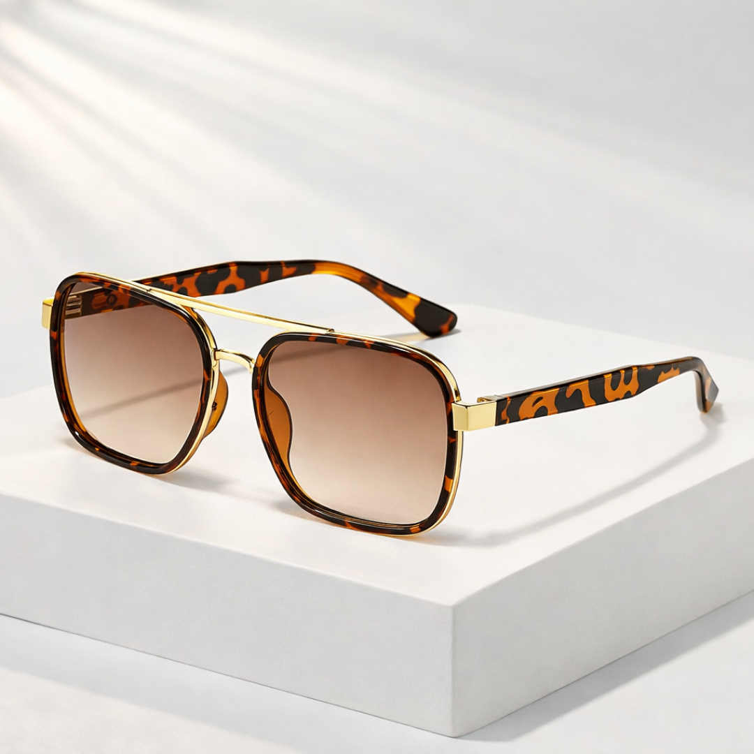 Primal Strike™ | Tiger Stripe Square Sunglasses | UV400