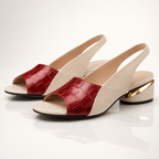 Sandalias Harper Lane Gator con tira trasera