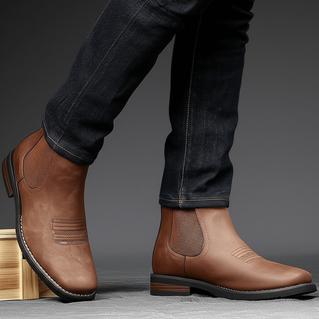 Grant | Bottines Chelsea à enfiler épurées