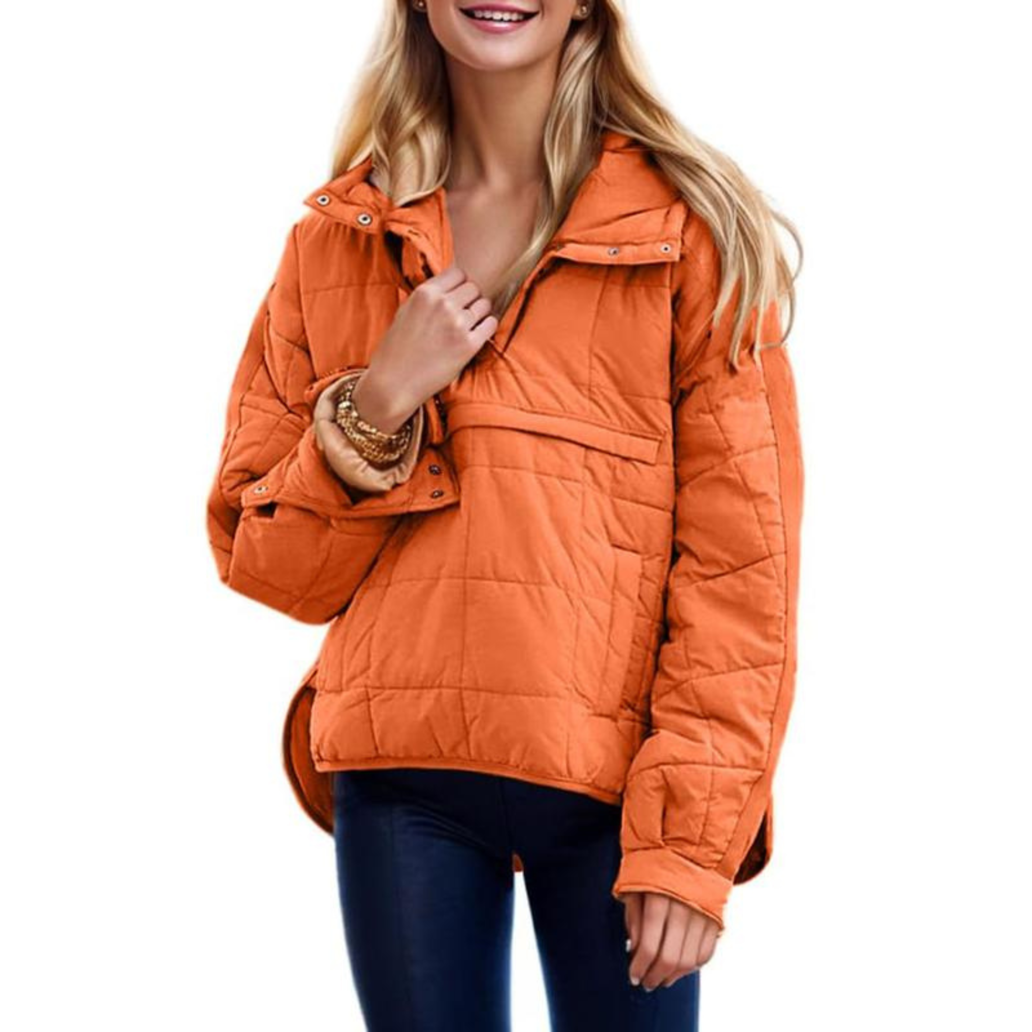 Margaret | Oversized Hooded Pullover Jacket