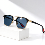 Rift Hex V2™ | Hexagonal Metal-Acetate Sunglasses | UV400