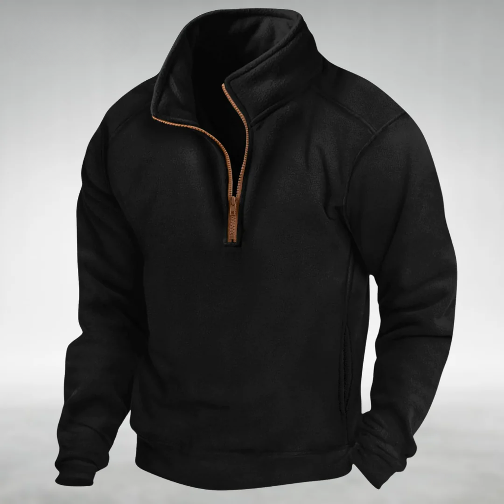 Brooks | Sudadera casual con media cremallera