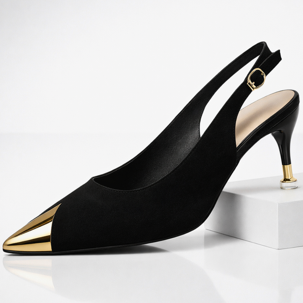 Tacones de aguja con tira trasera Odette