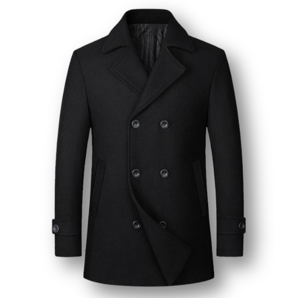 Damon | Manteau structuré raffiné à double boutonnage