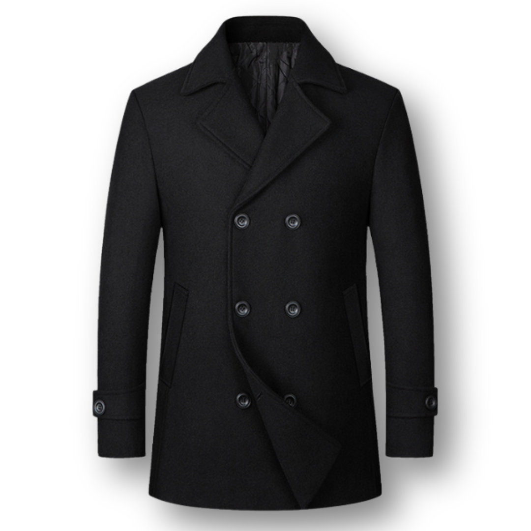 Damon | Manteau structuré raffiné à double boutonnage