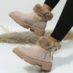 Elena | Bottines d'Hiver Élégantes à Fermeture Éclair