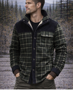 Hunter | Chaqueta utilitaria de cuadros resistente