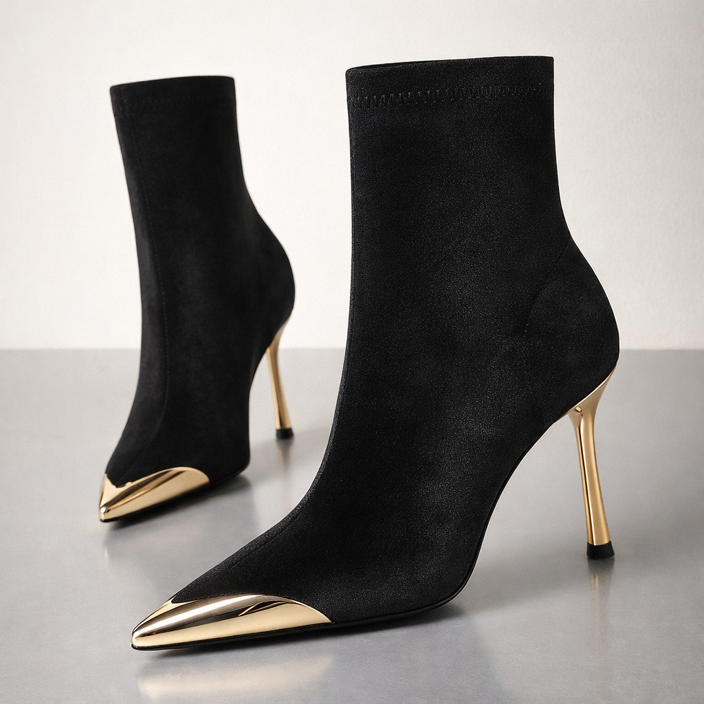 Botas de ante dorado Harper Lane