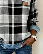 Riley | Sudadera de cuello redondo Patchwork