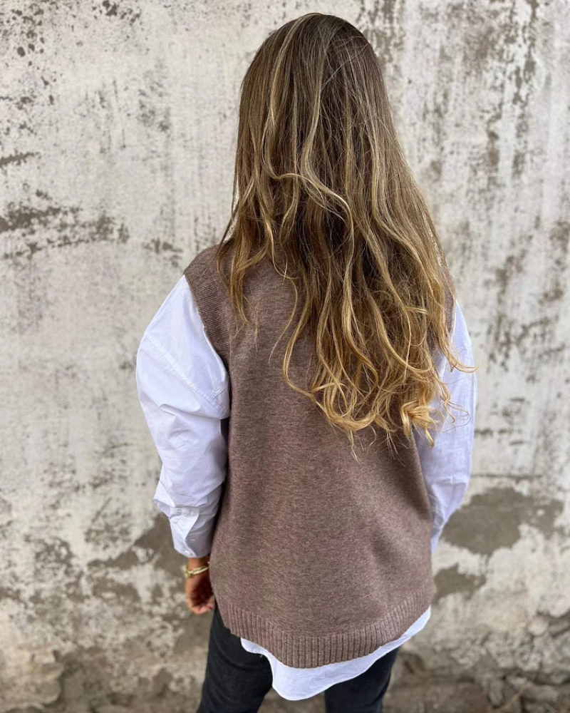 Madeline | Cárdigan de punto acogedor con cuello en V