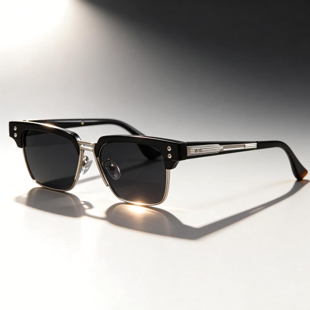 Drift Square™ | Square Browline Sunglasses | UV400 Retro Modern