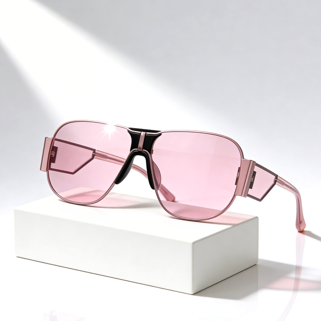 Amalfi Shield™ | Oversized Shield Aviator Sunglasses | UV400