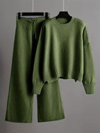 Joan | Ensemble décontracté pull et pantalon ample
