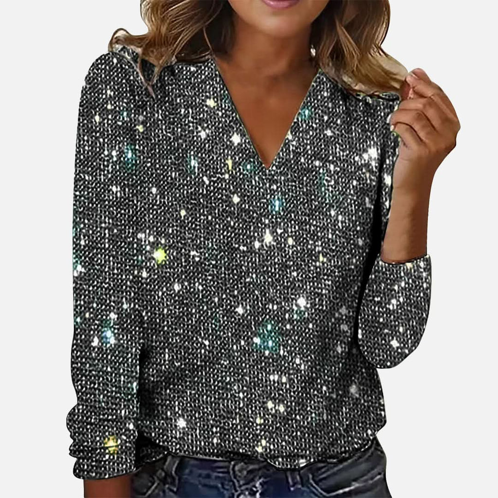 Jade | Blouse en diamant à col en V