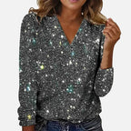 Jade | Blouse en diamant à col en V