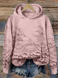 Sacha | Cozy Embroidered Floral Hoodie