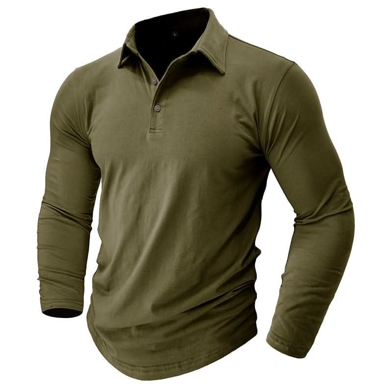 Travis Owen | Polo de manga larga elegante y de primera calidad