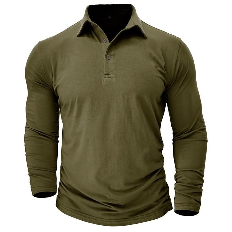 Travis Owen | Polo de manga larga elegante y de primera calidad
