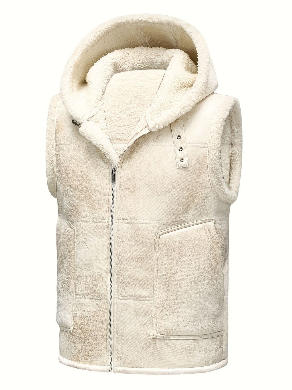 Caleb | Chaleco con capucha estructurado de invierno