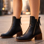 Bottines en cuir Odette