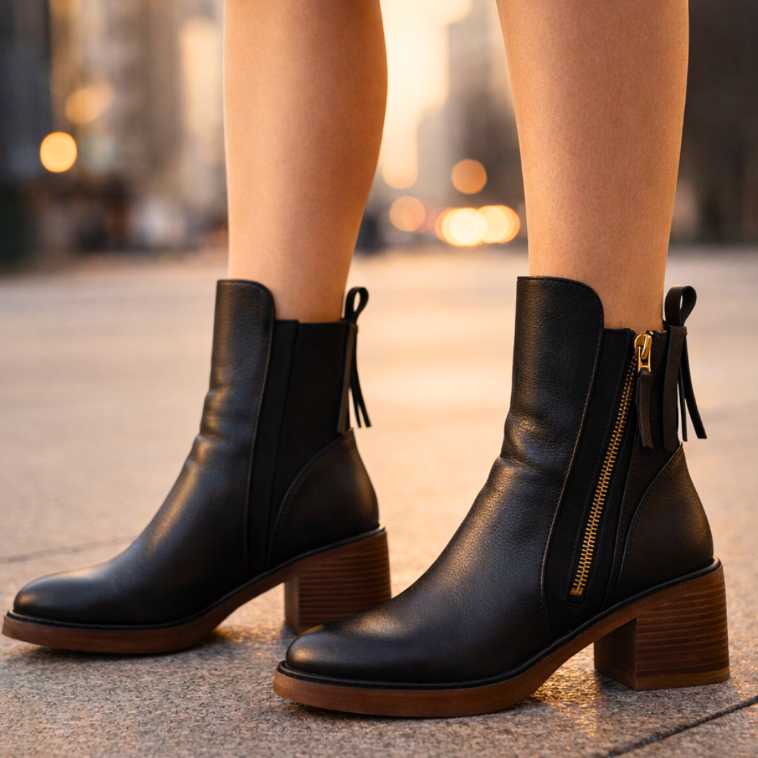 Bottines en cuir Odette