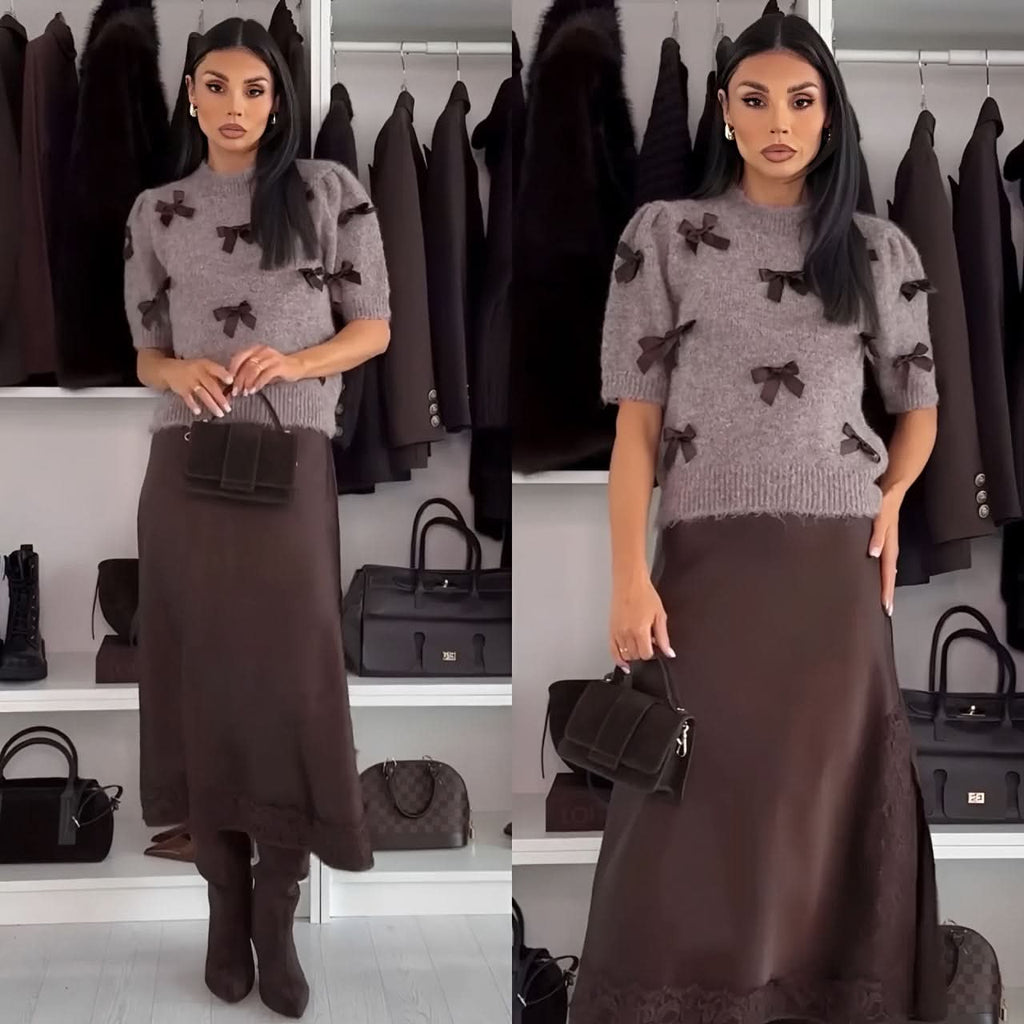 Emilia | Elegant Knit & Skirt Set