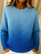 Isabelle | Pull en tricot élégant à dégradé de couleurs