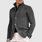 Leander | Cárdigan Elegante de Punto Acanalado