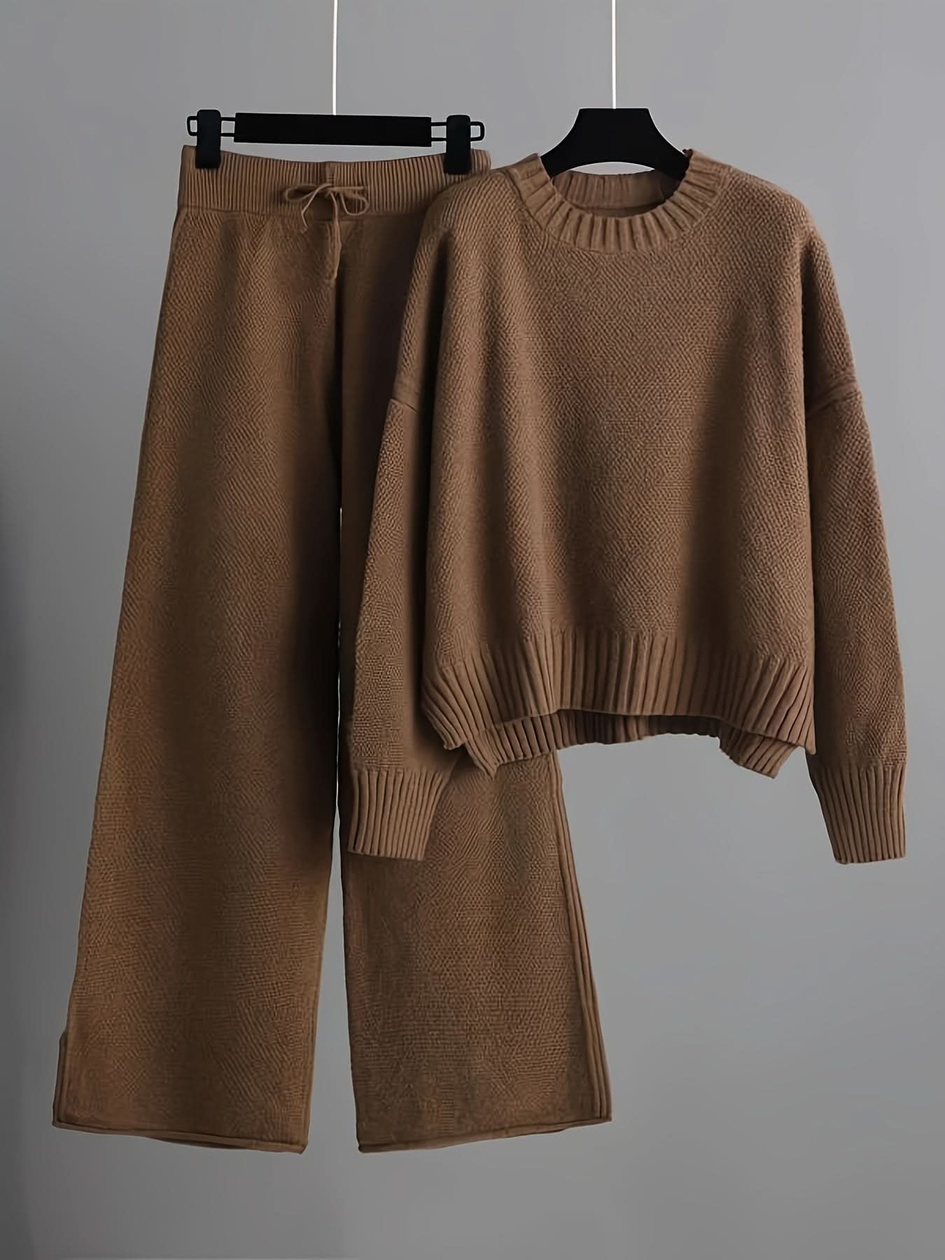 Joan | Ensemble décontracté pull et pantalon ample