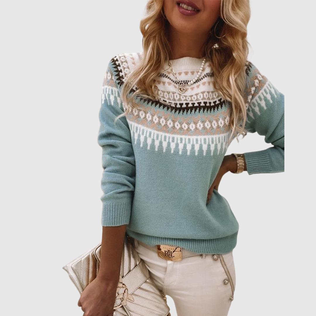 Elowen | Pull en tricot à motif classique