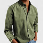Edward | Camisa Clásica de Manga Larga con Botones