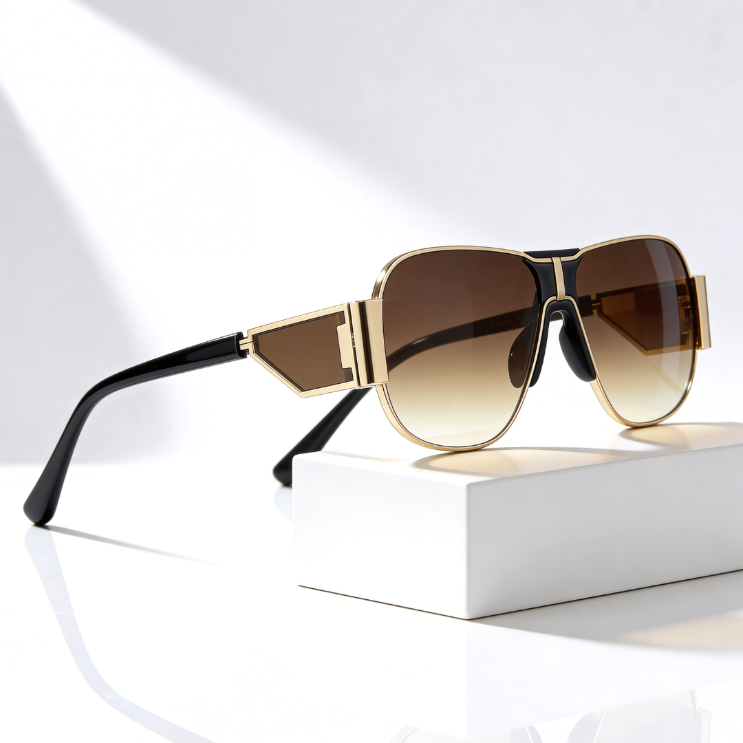 Amalfi Shield™ | Oversized Shield Aviator Sunglasses | UV400