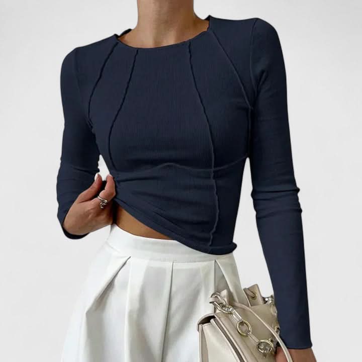Natalie | Blusa elegante de manga larga