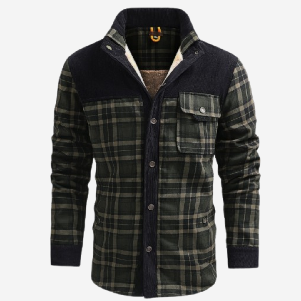 Hunter | Chaqueta utilitaria de cuadros resistente