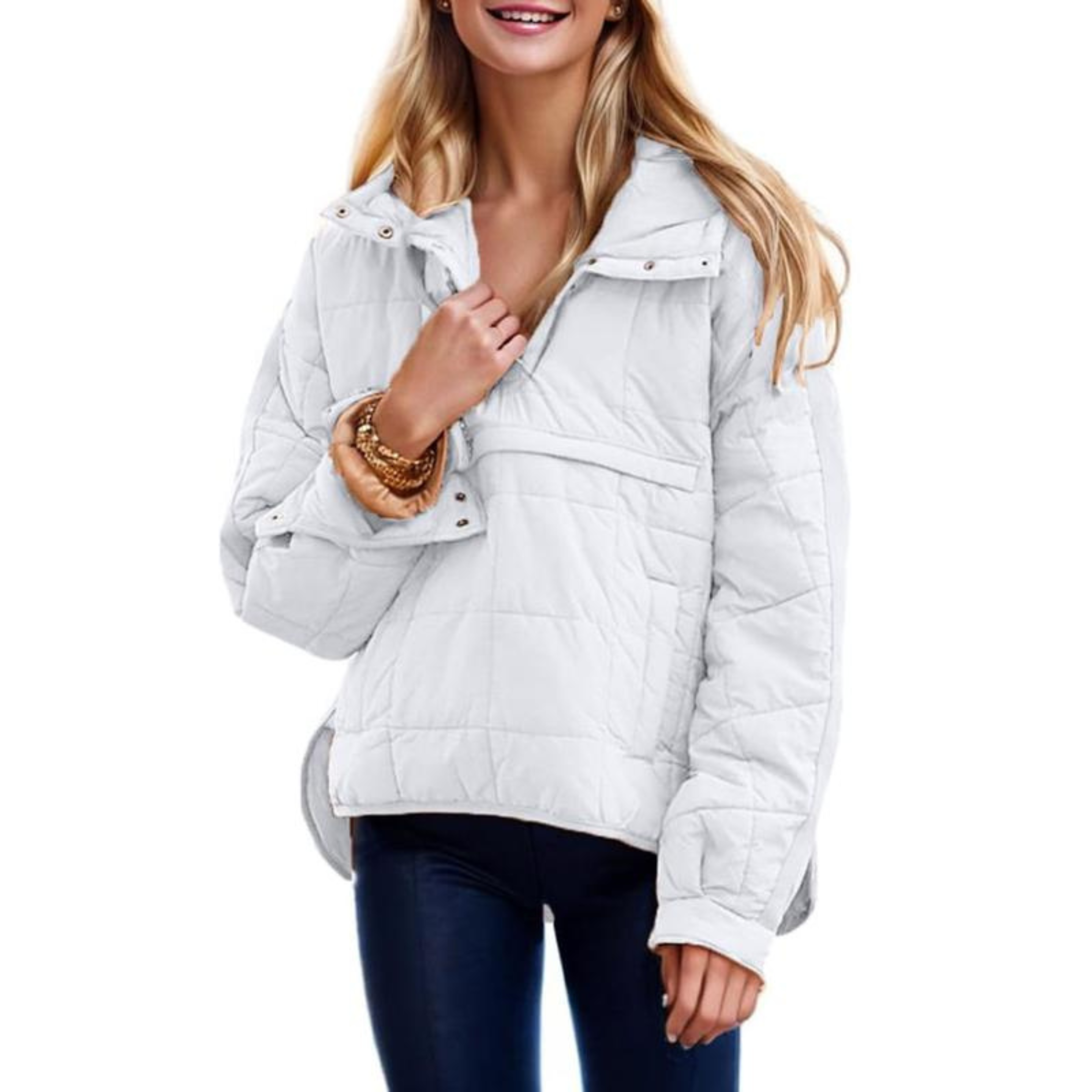 Margaret | Oversized Hooded Pullover Jacket