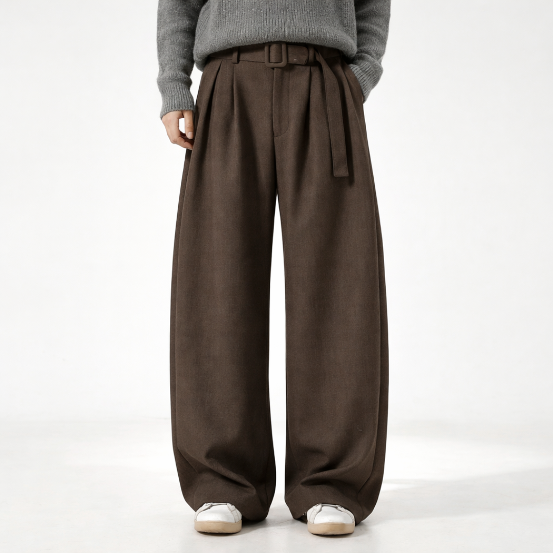 Pantalones anchos de lana Jacob