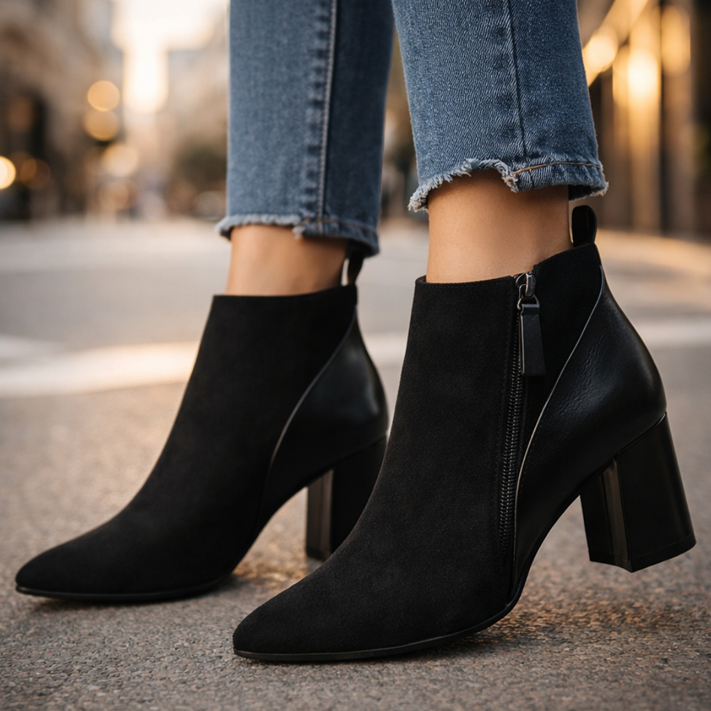 Botines Odette de ante