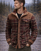 Hunter | Chaqueta utilitaria de cuadros resistente